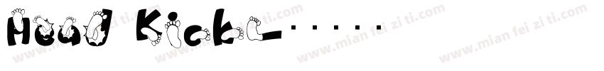 Head Kick字体转换